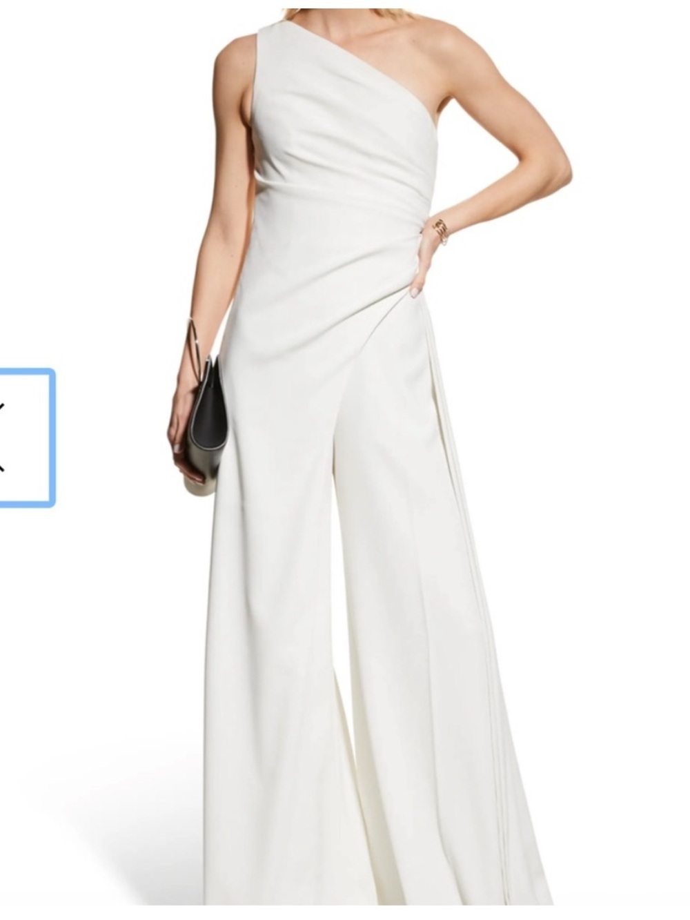 Halston Maxi one shoulder